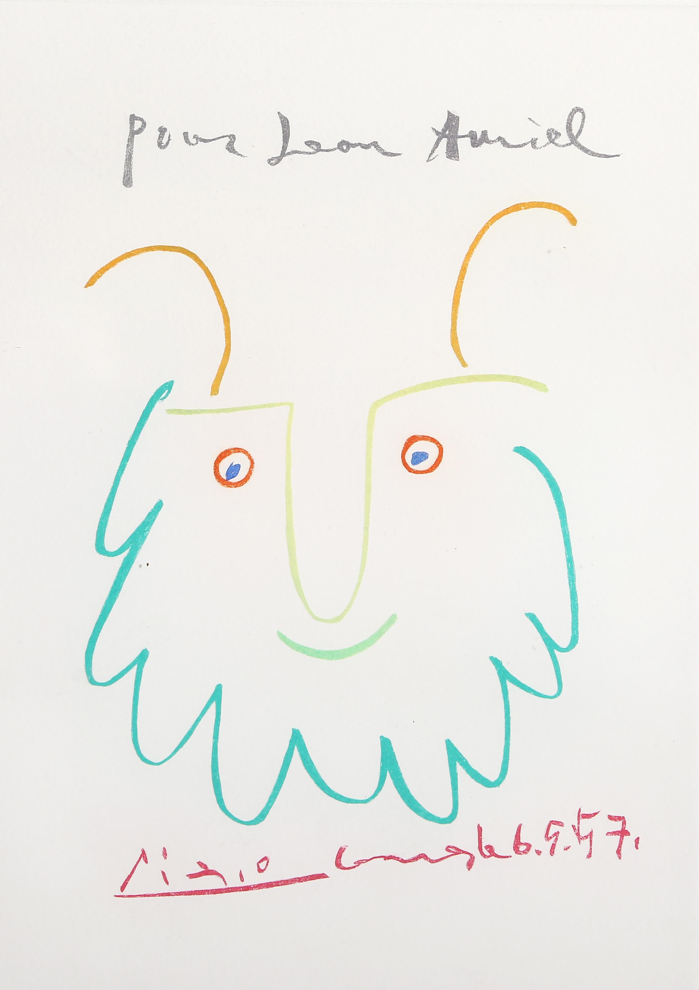 Le Roi (Pour Amiel), Modern Etching after Pablo Picasso For Sale 3