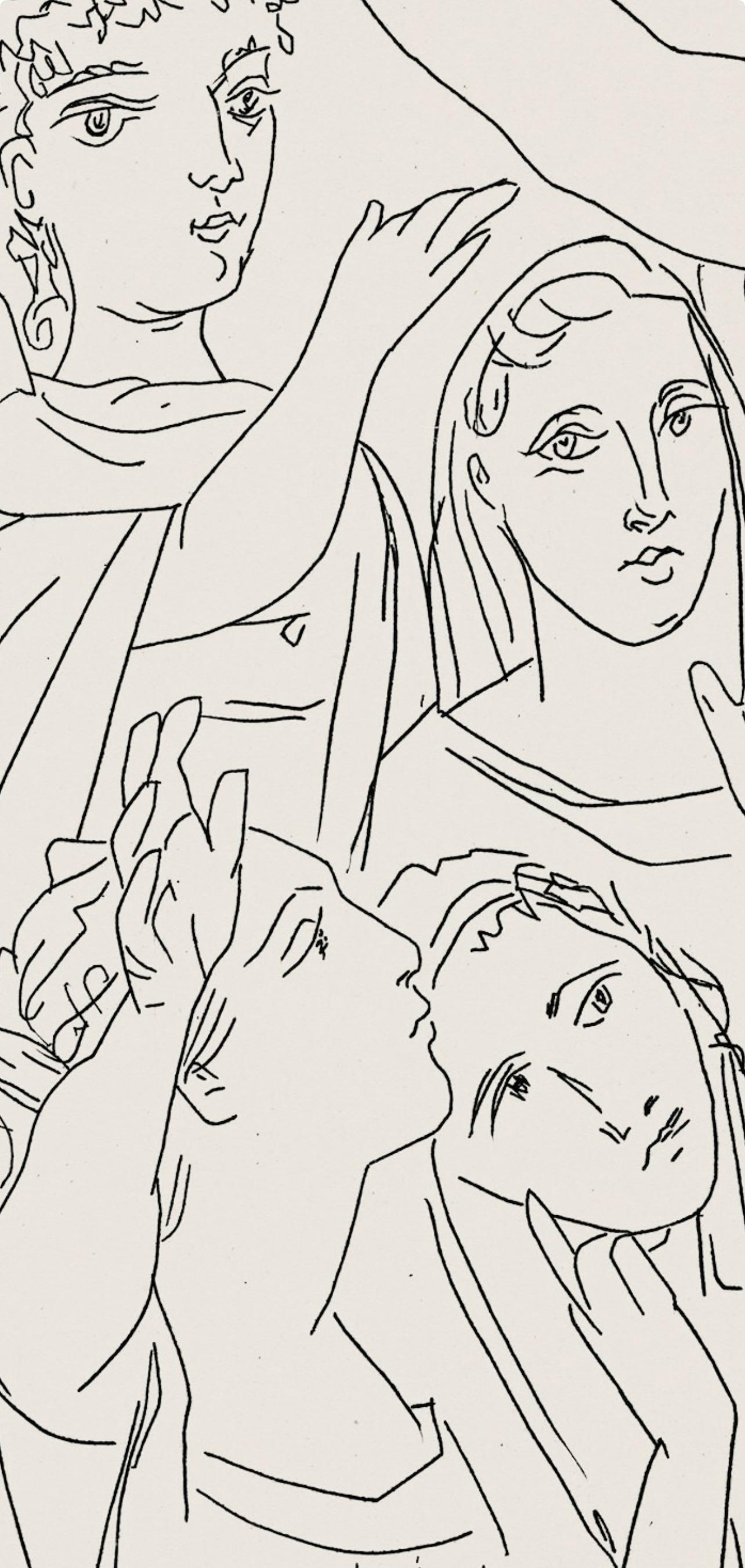 Le Serment des femmes (Bloch 267-272; Cramer 24), Lysistrata, Pablo Picasso For Sale 2