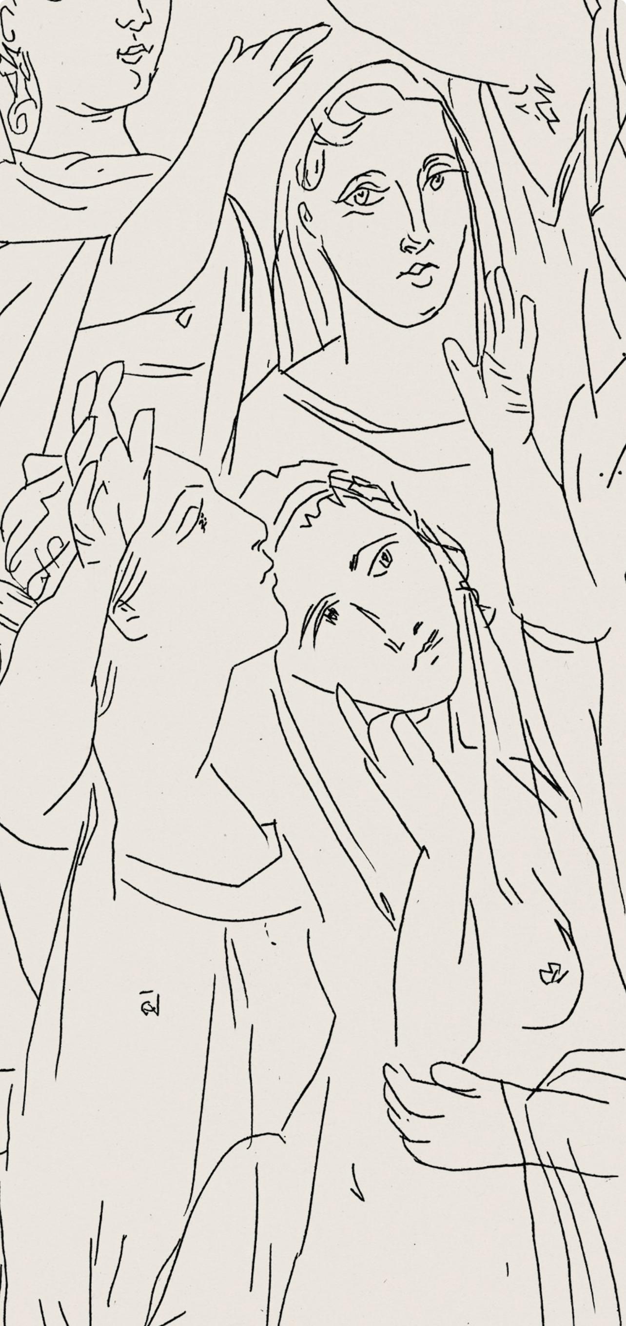 Le Serment des femmes (Bloch 267-272; Cramer 24), Lysistrata, Pablo Picasso For Sale 4