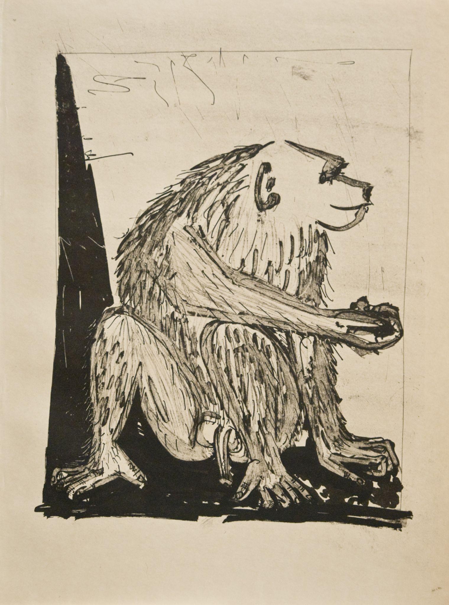 Pablo Picasso Animal Print - Le Singe (The Monkey) (Bloch 339)
