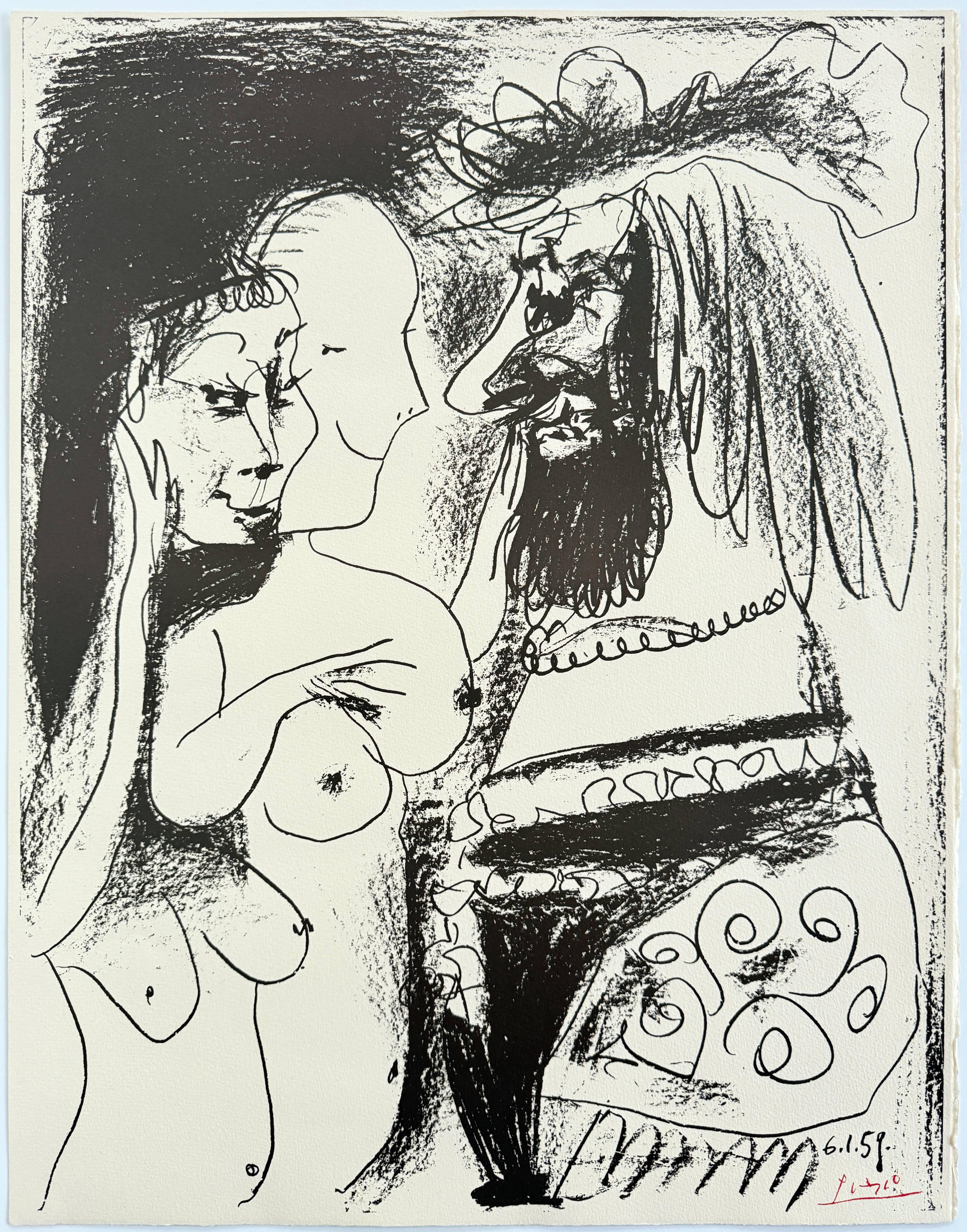 Le vieux Roi - Modern Print by Pablo Picasso