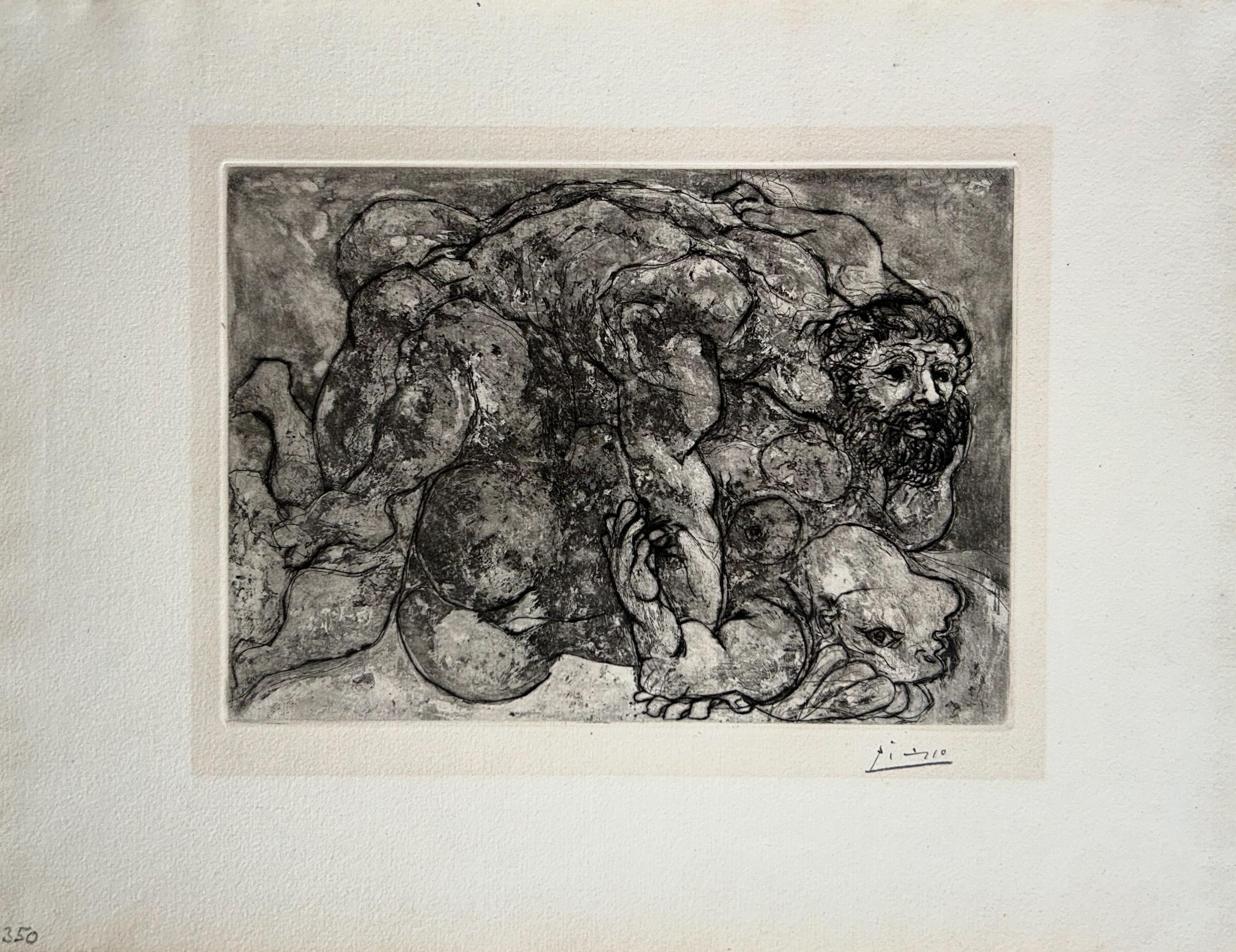 Le Viol II – Print von Pablo Picasso