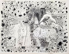 L'Écuyère (The Horsewoman) /// Pablo Picasso Lithograph Circus Modern Abstract
