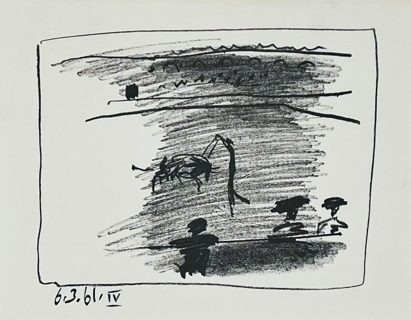 Les Banderilles (IV), da A Los Toros Avec Picasso