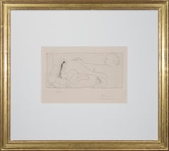 'Les Dames de Mougins' original etching artist and nude signed by Pablo Picasso