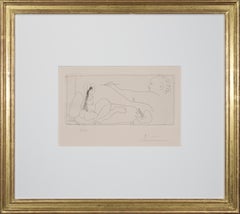 « Les Dames de Mougins », gravure originale d'un nu et d'un artiste signé Pablo Picasso