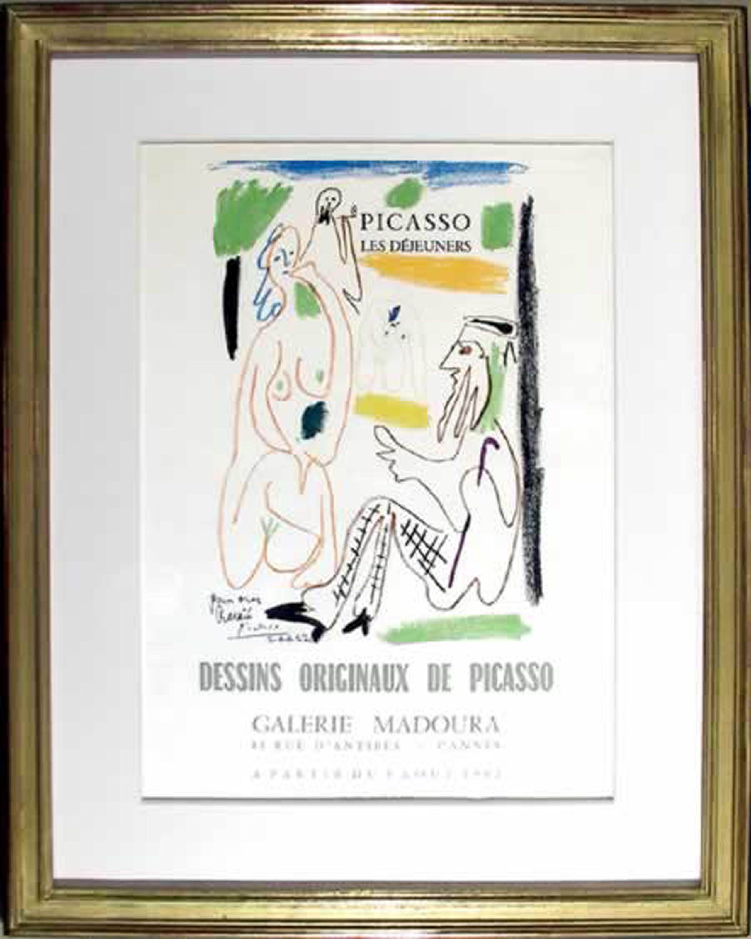 Les Dejeuners Dessins Originaux de Picasso, Serigrafia
