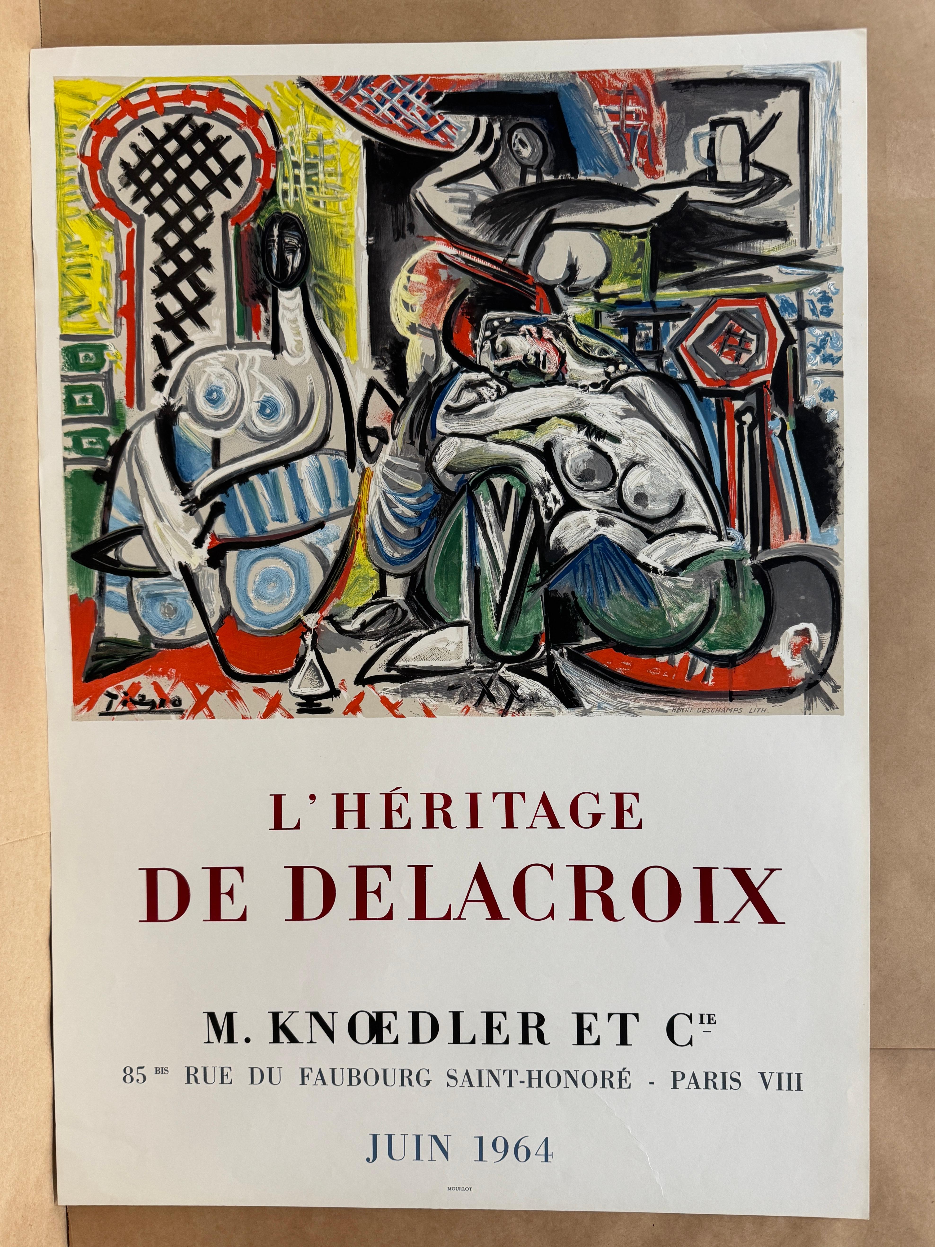 Les Femmes d'Alger - L'Héritage De Delacroix (after) Pablo Picasso, 1964 in vendita 1