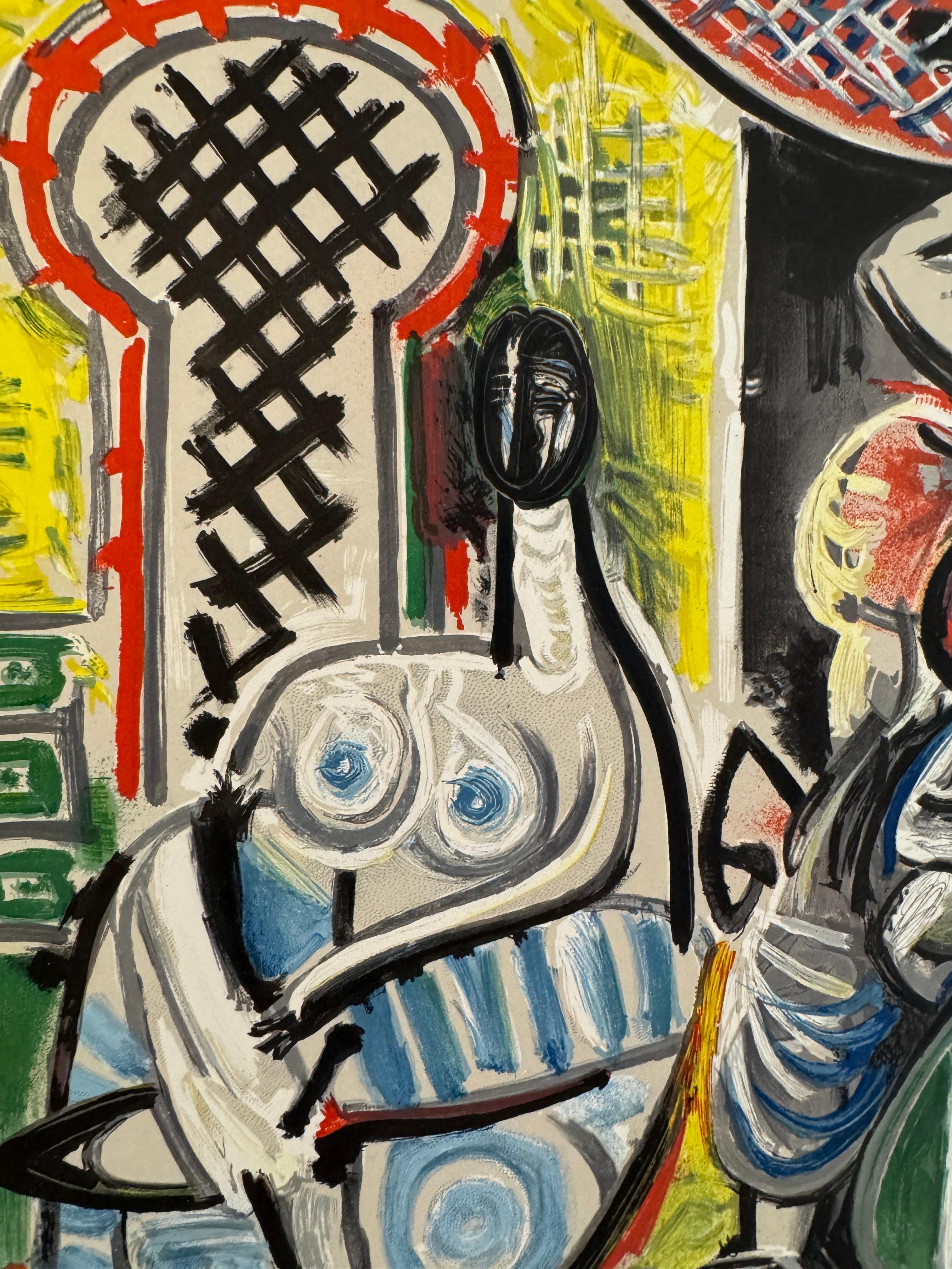 Les Femmes d'Alger - L'Héritage De Delacroix (after) Pablo Picasso, 1964 in vendita 3