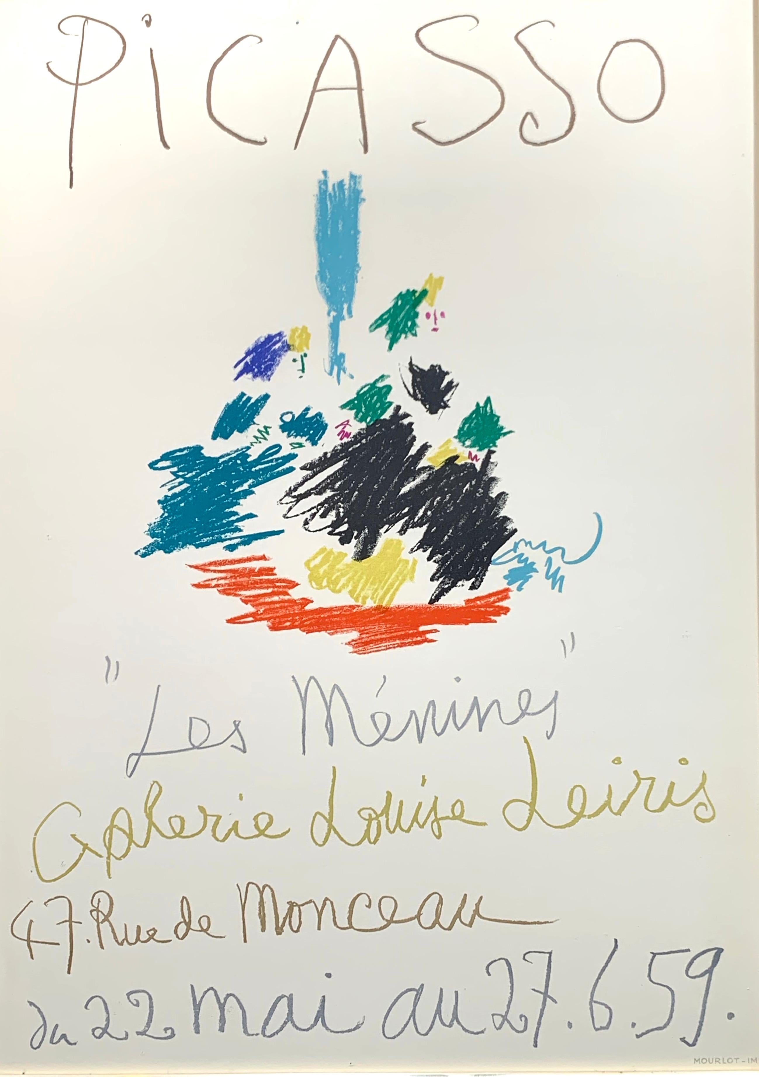 Les Menines Mourlot Exhibition Poster - Print by Pablo Picasso