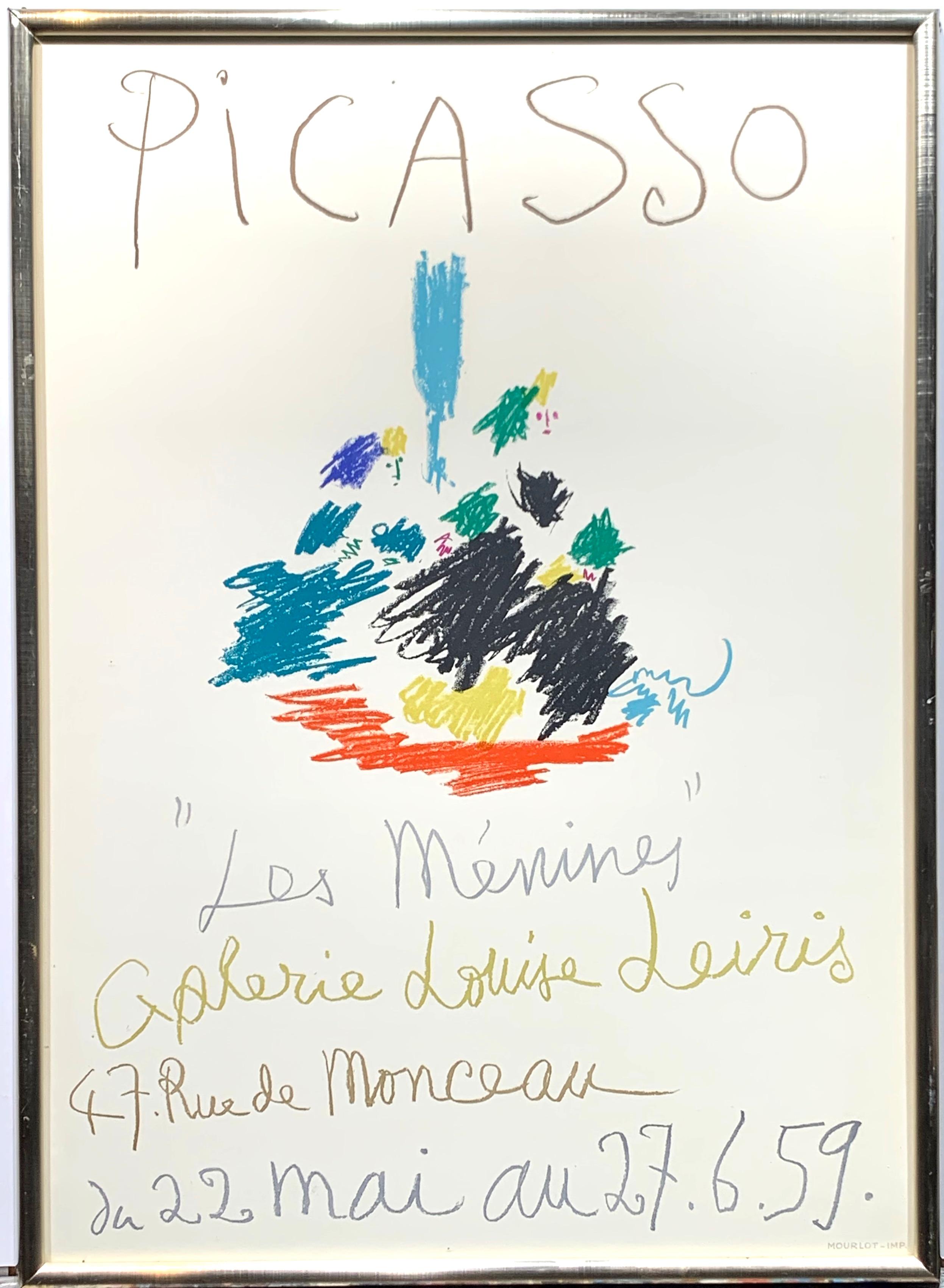Pablo Picasso Print - Les Menines Mourlot Exhibition Poster
