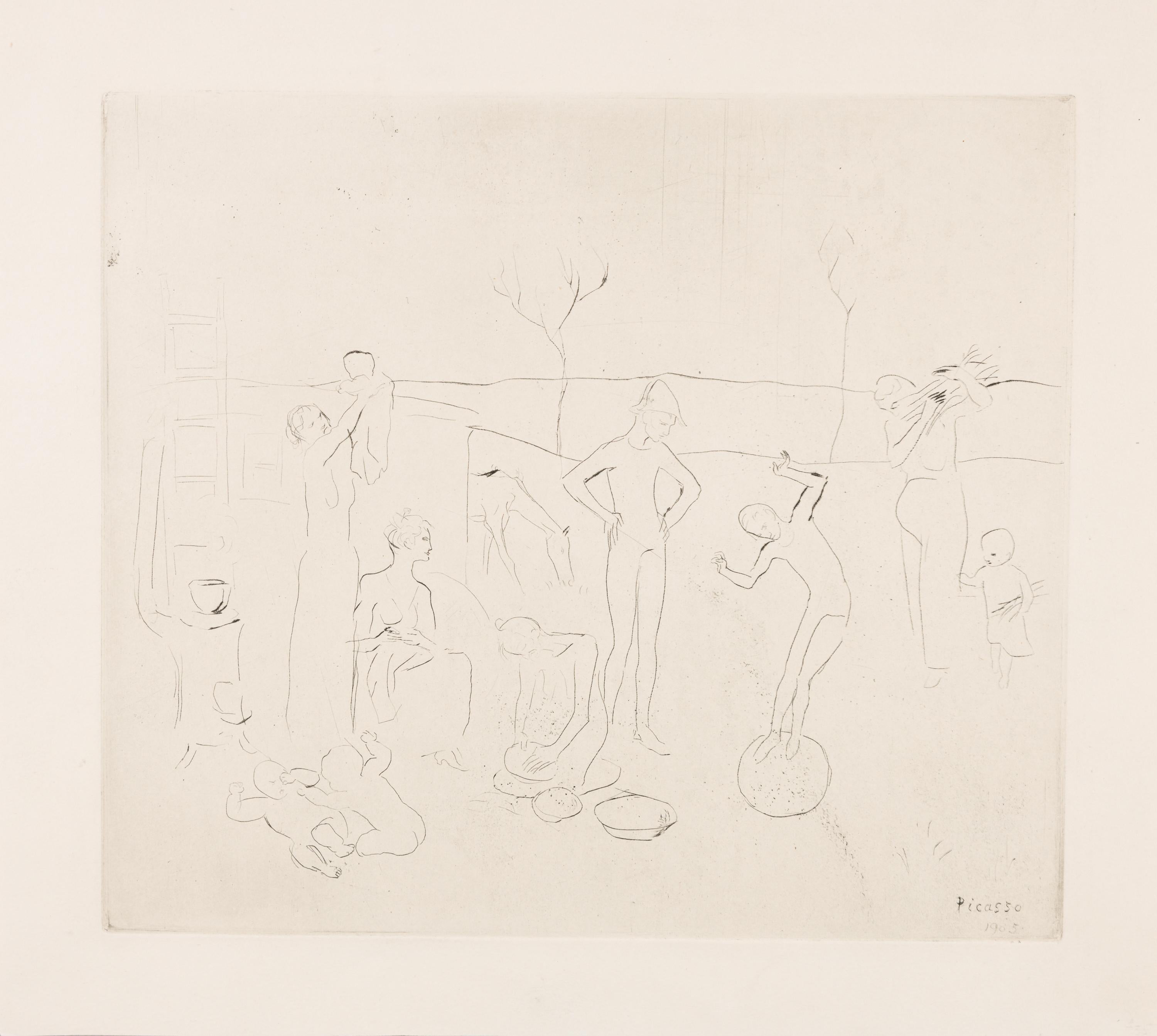 Pablo Picasso's ,,Les Saltimbanques