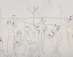 Les Saltinbanques, Moderne Lichtdrucktechnik nach Pablo Picasso