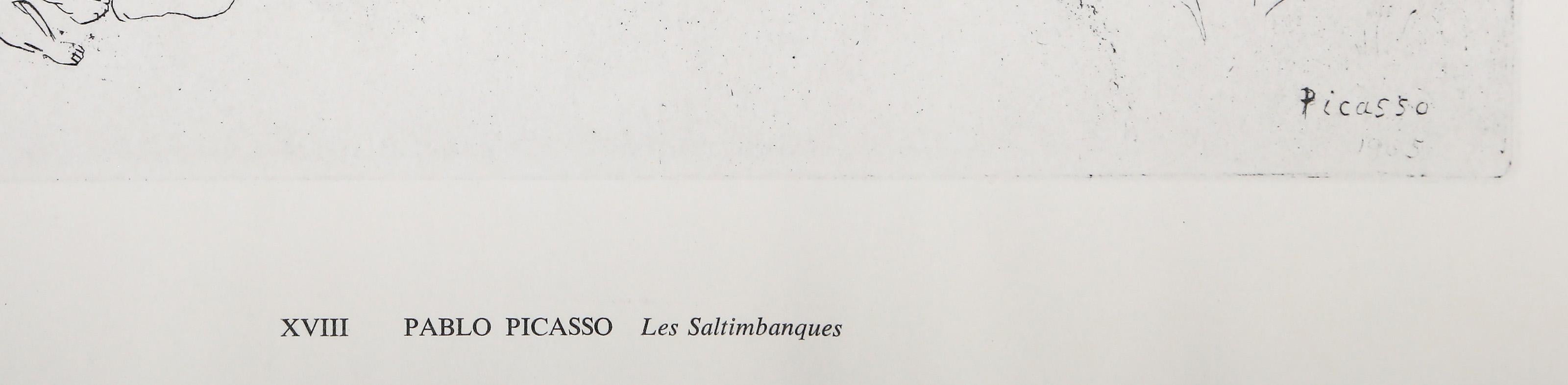 Les Saltinbanques, colotipia moderna (after) Pablo Picasso en venta 2