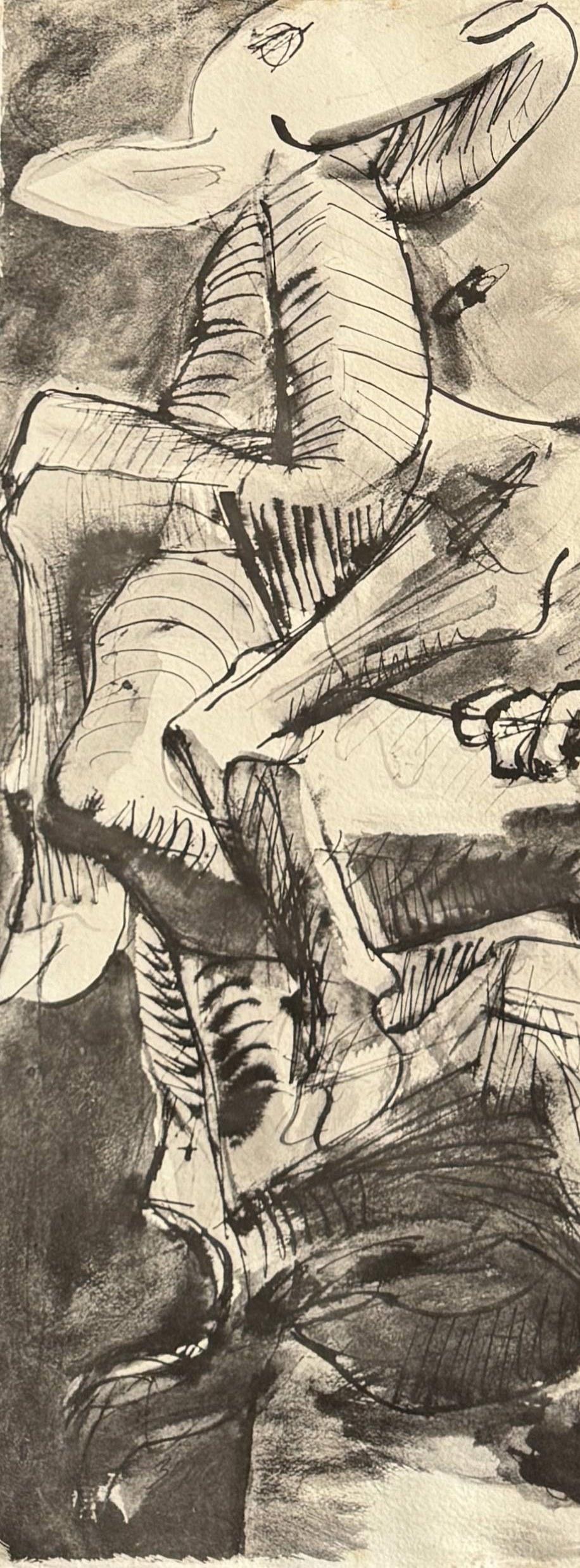 L'homme au mouton - Print Nero di Pablo Picasso