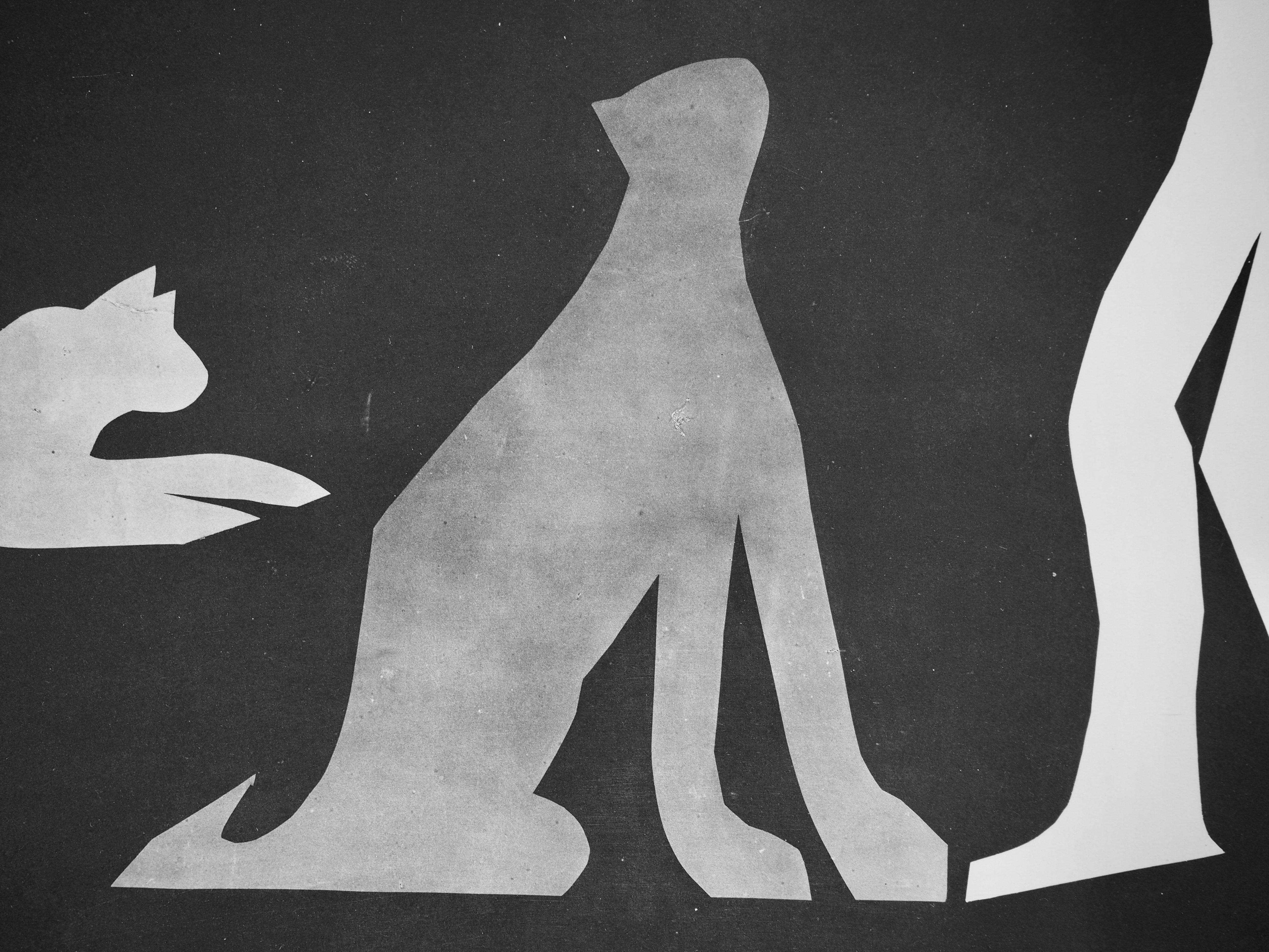 L'homme aux chats I (Cramer 115), Diurnes - Black Figurative Print by Pablo Picasso
