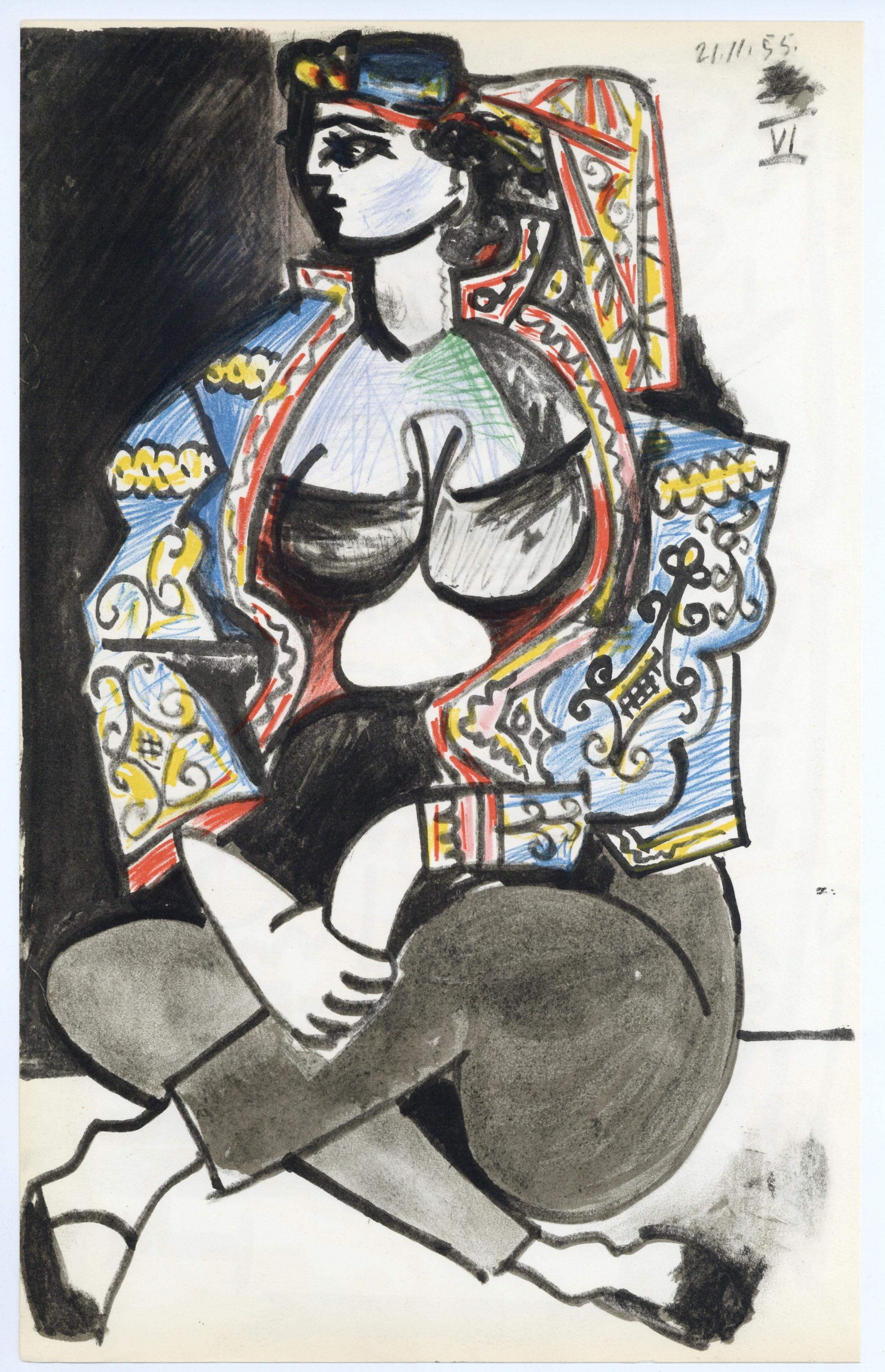 lithograph for Carnet Californie - Print by (after) Pablo Picasso