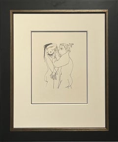 Litografia su carta dopo lo schizzo erotico "8.10.64.IV" da "Le Goût de Bonheur".