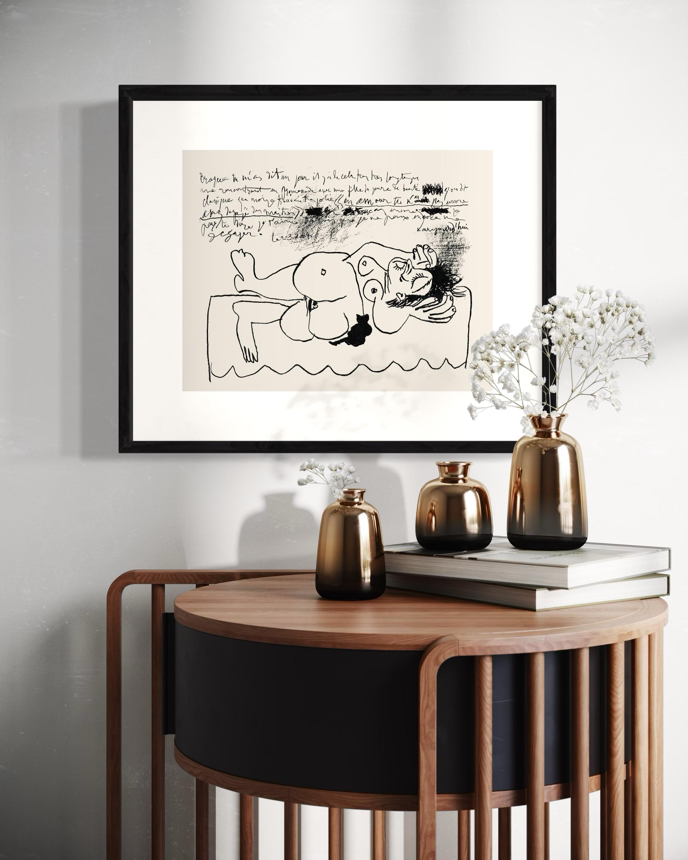 Pablo Picasso Original-Lithographie. Literaturverzeichnis Mourlot 401 im Angebot 1