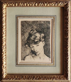 "Madeleine" Pablo Picasso, Les Saltimbanques, Frauenbildnis, Muse, Radierung