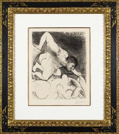 Mann, der eine Frau enthüllt, 1931 (Vollard Suite, B.138)