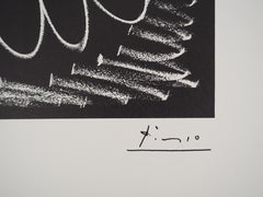 Man with a Beard - Lithograph - Printed Signature