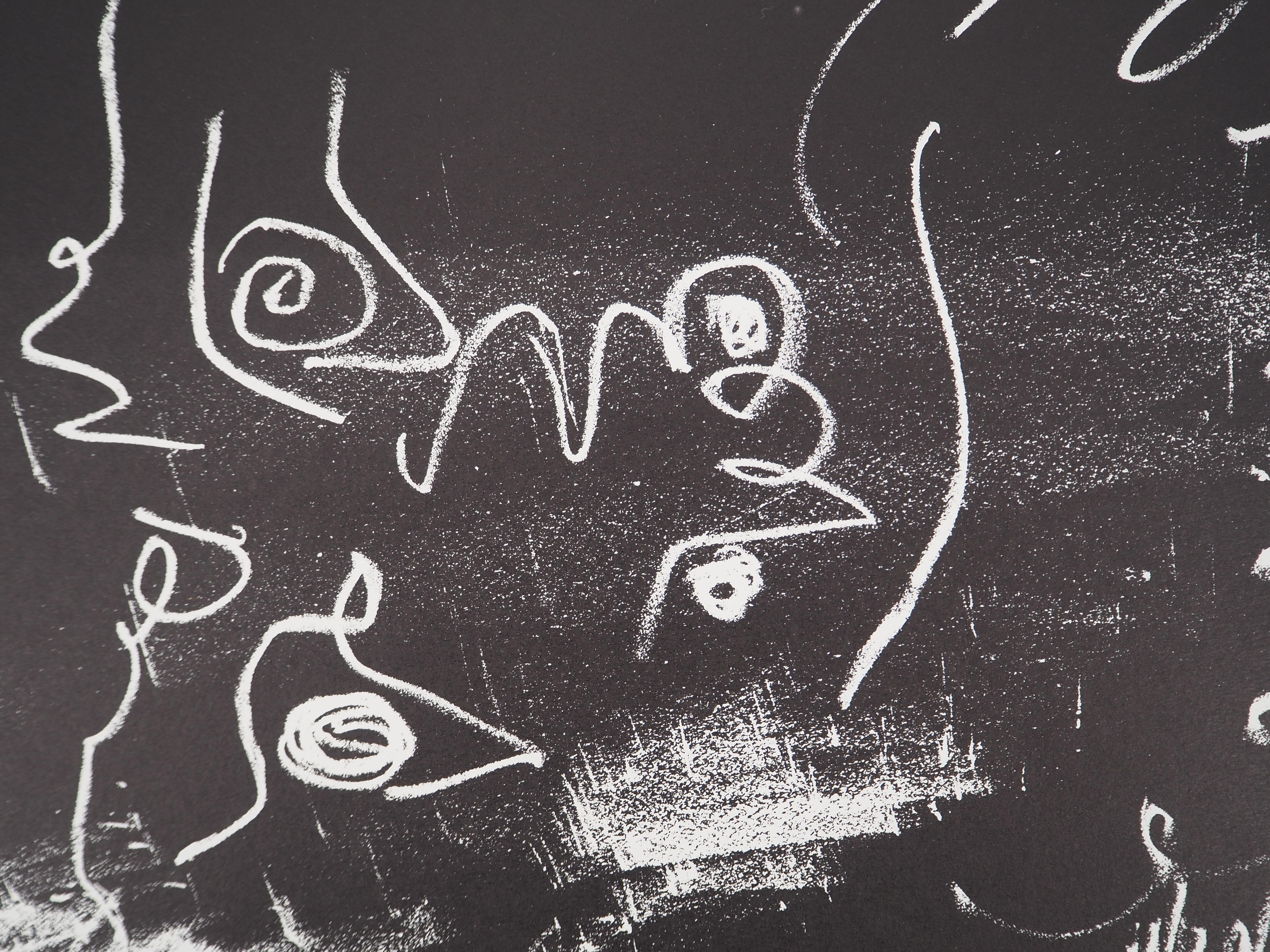 Man with a Beard - Lithograph - Printed Signature 3