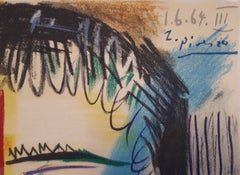 Man With Sailor Blouse - Stone lithograph - 1965