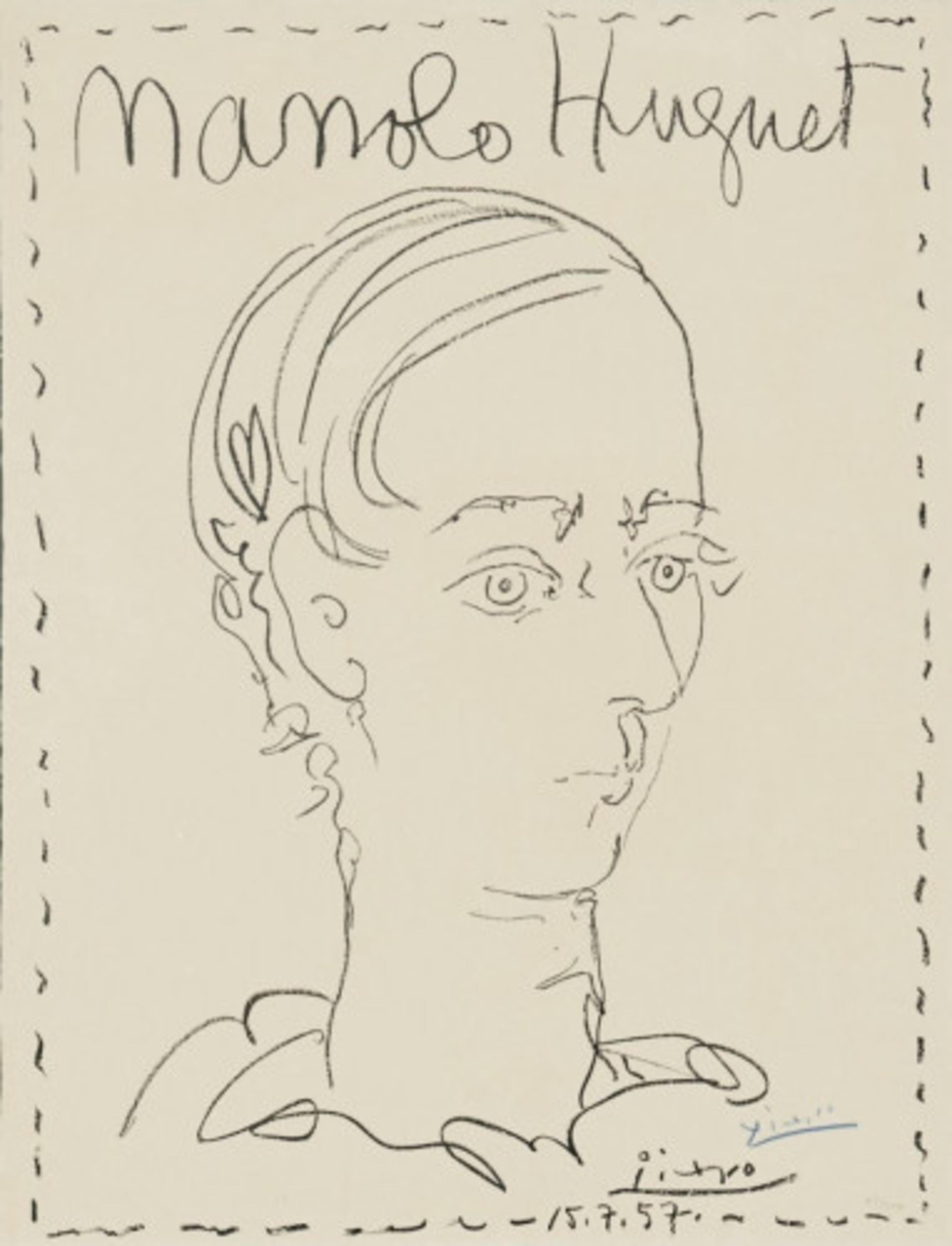 Manolo Huguet - Print by Pablo Picasso