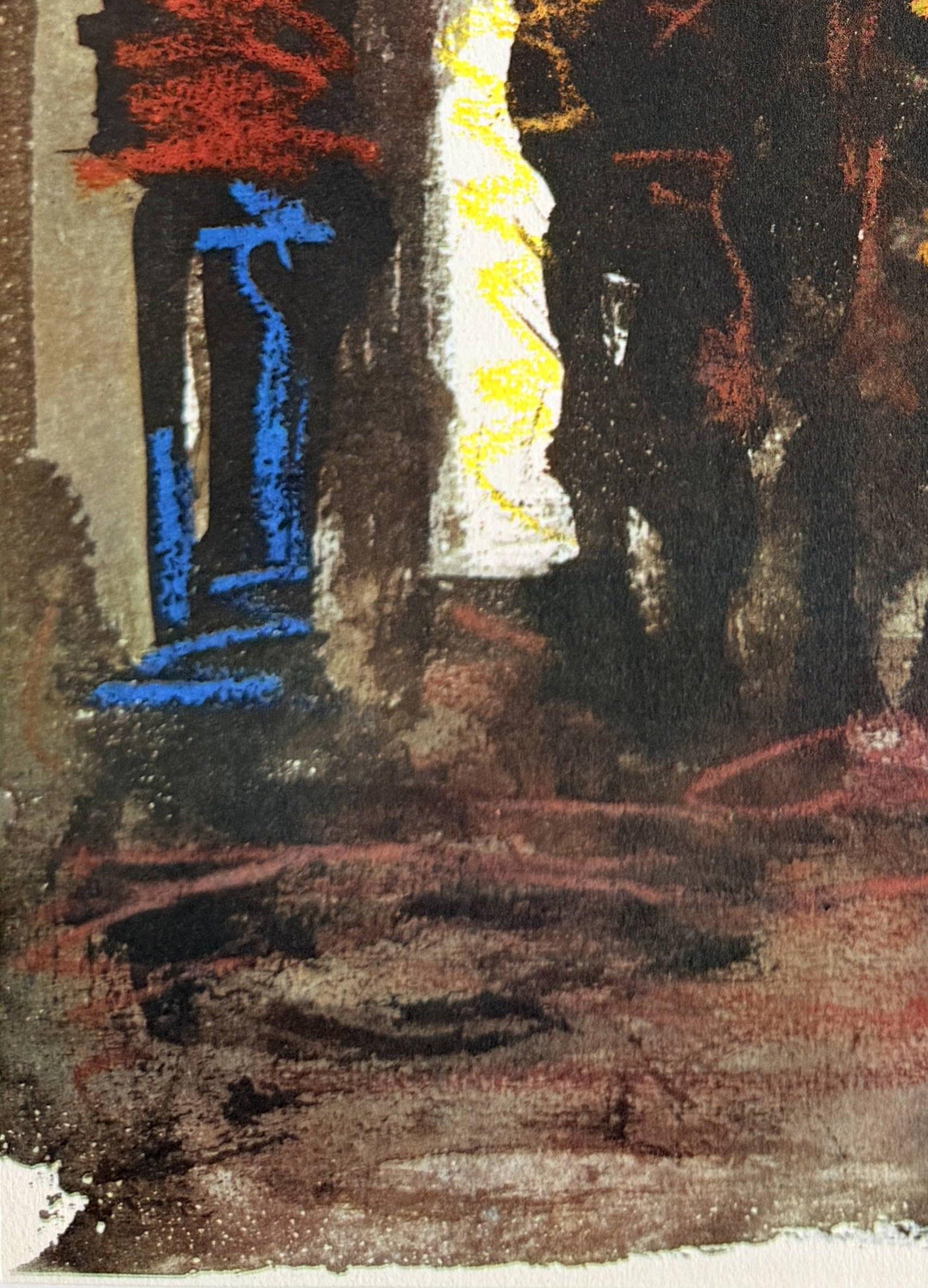 Pablo Picasso (1881-1973) - Matadores

Lithographie mit Quadrochromie von 1961.

Abmessungen des Blattes: 37,9 x 27 cm

Abmessungen im Rahmen: 53,2 x 43,2 cm

Herausgeber: Éditions Cercle d'Art, Paris.

Das Werk ist in ausgezeichnetem