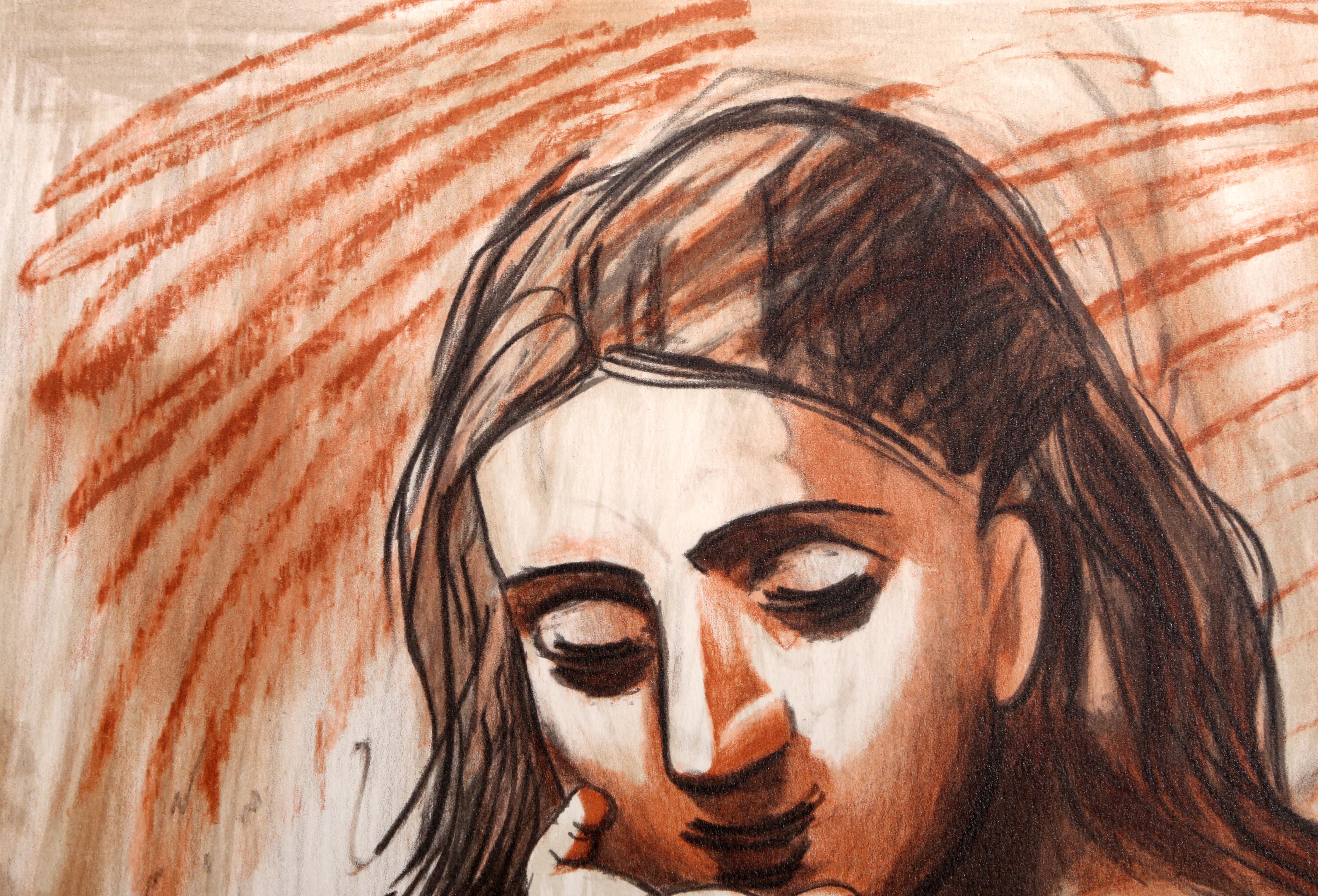 Maternité, Modern Lithograph after Pablo Picasso For Sale 1