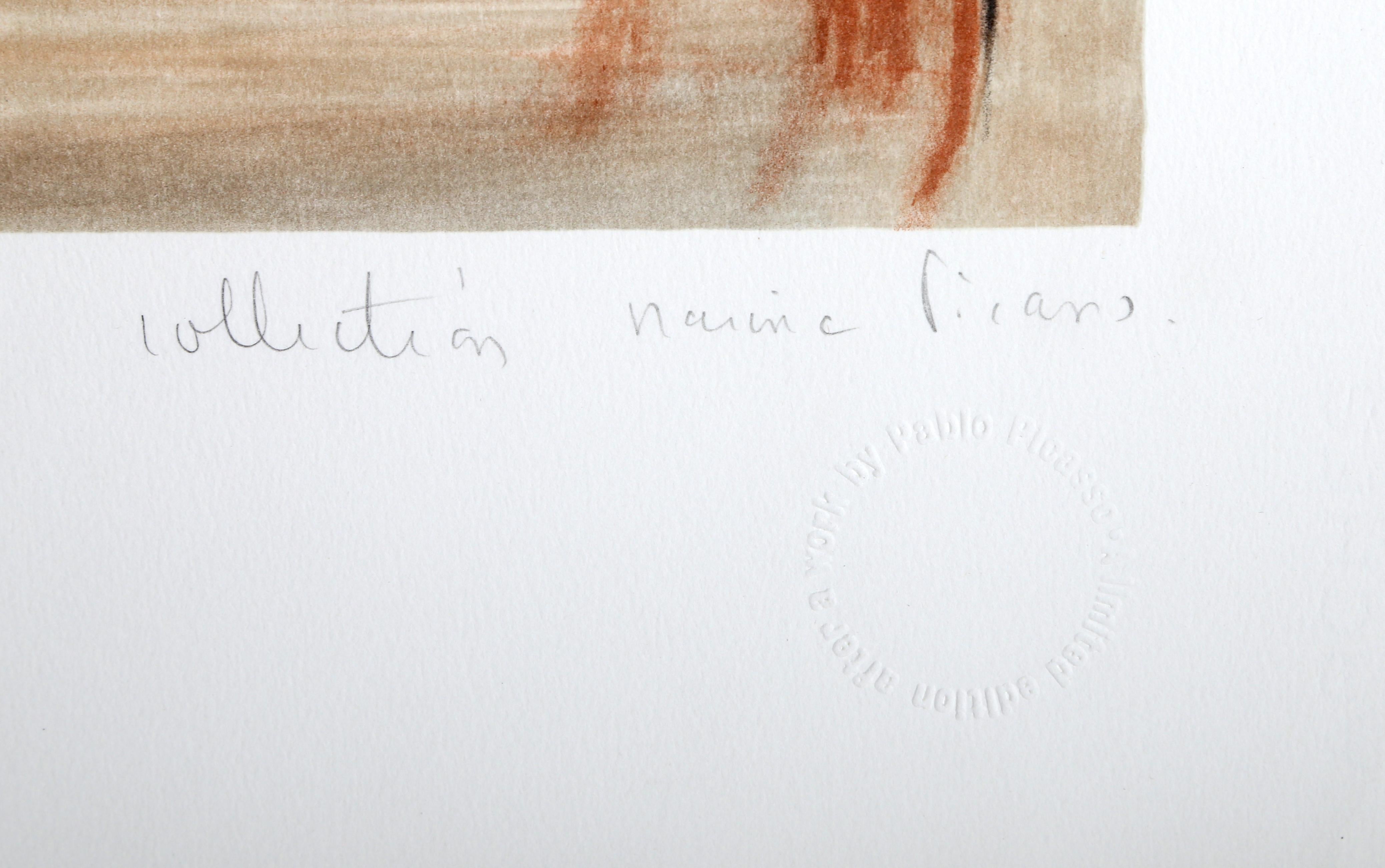 Maternité, Modern Lithograph after Pablo Picasso For Sale 3
