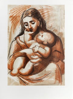 Maternité, Modern Lithograph after Pablo Picasso