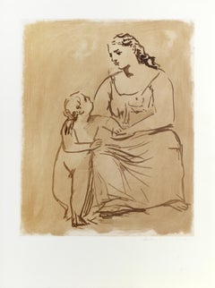 Maternité, Modern Lithograph after Pablo Picasso
