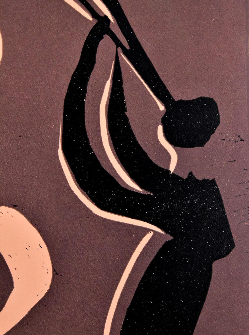 Mère, Danseur et Musicien (Mother, Dancer, and Musician), 1959 - Black Figurative Print by Pablo Picasso