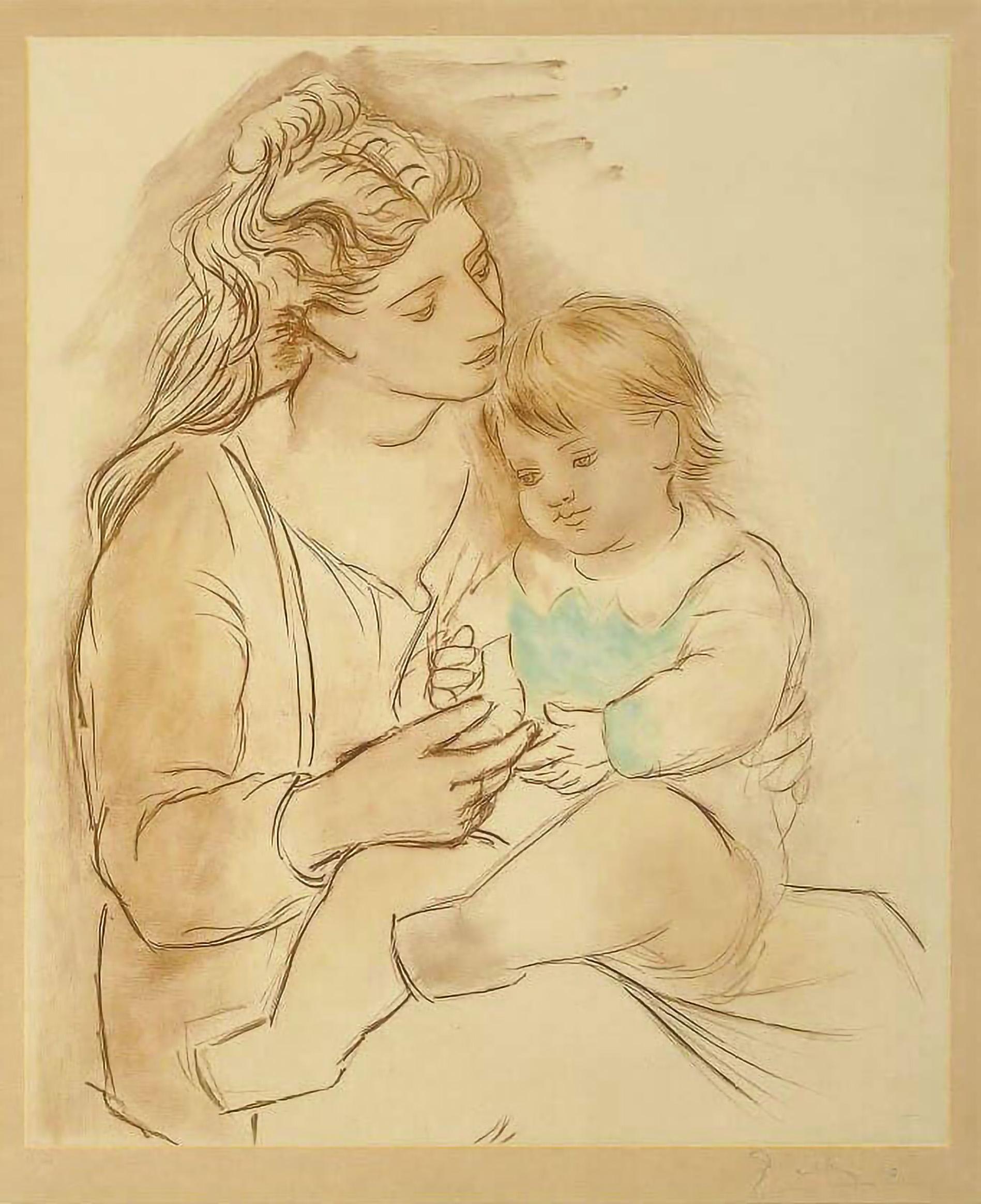 „Mère et enfant“ (Mutter und Kind), 1922