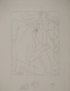 Métarmorphoses d'Ovide, Menschliche Körper - Original-Radierung (Baer #144)