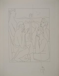 Métarmorphoses d'Ovide, Erzählungen vom Trojanischen Krieg - Original-Radierung (Baer #166)