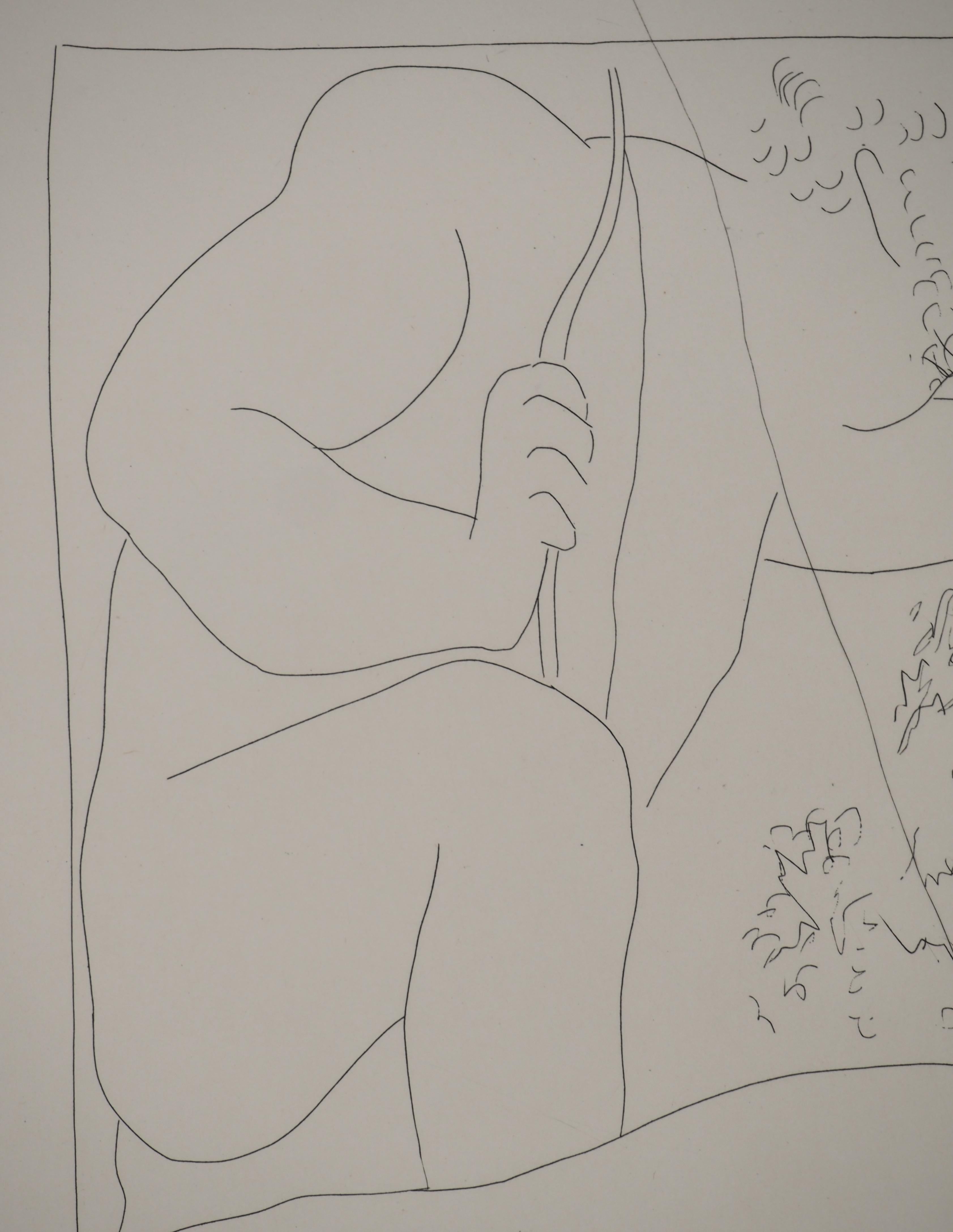 Métarmorphoses d'Ovide, Le meurtre de Procris - Gravure originale (Baer #156) en vente 2