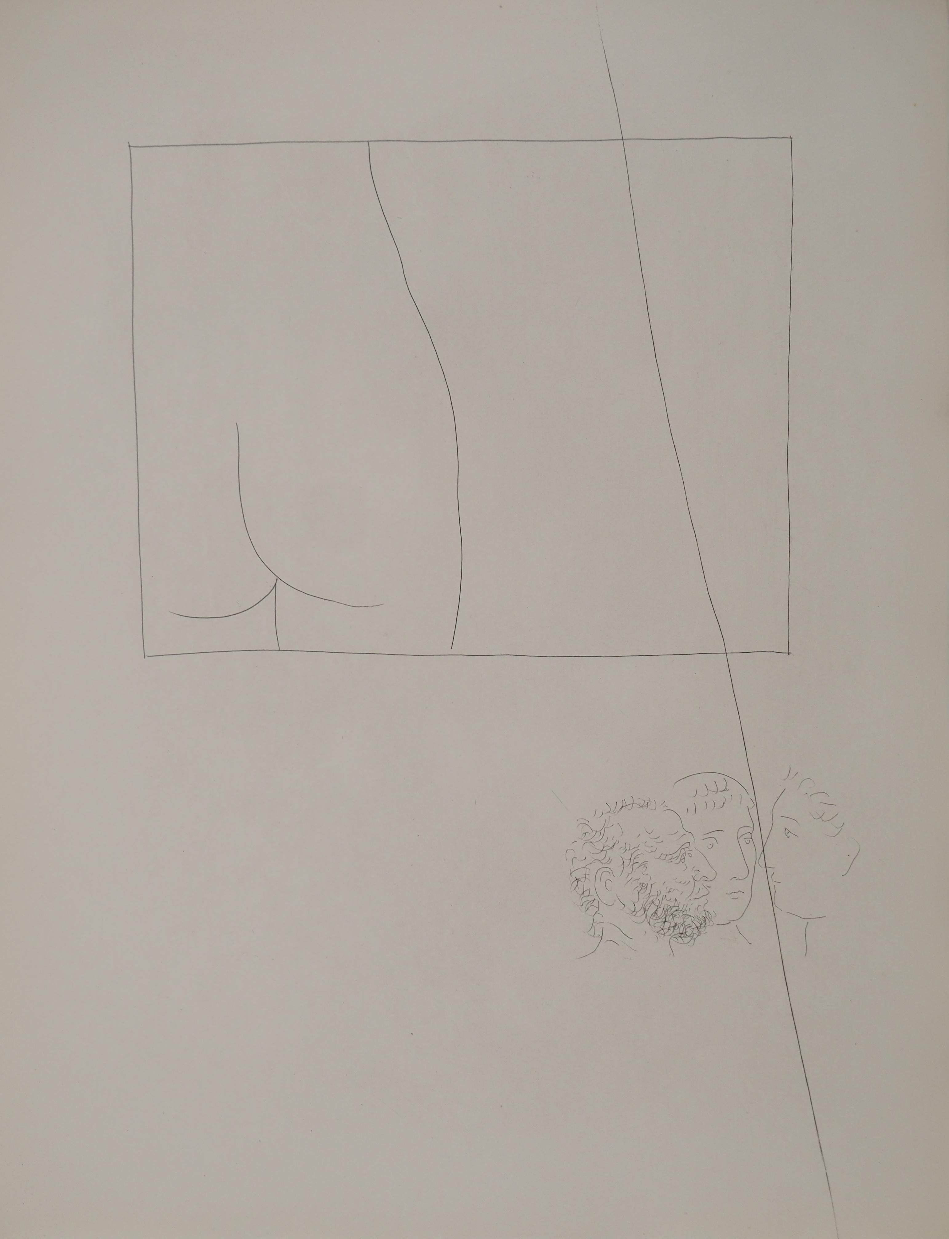 Pablo Picasso Nude Print - Métarmorphoses d'Ovide, Woman's Body - Original Etching (Baer #169)