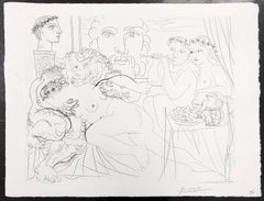 Pablo Picasso, Minotaure caressant une Femme from La Suite Vollard, etching