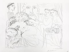 Pablo Picasso, Minotaure caressant une Femme from La Suite Vollard, etching