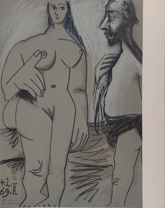 Model and Painter - Lithograph (Mourlot 1971)
