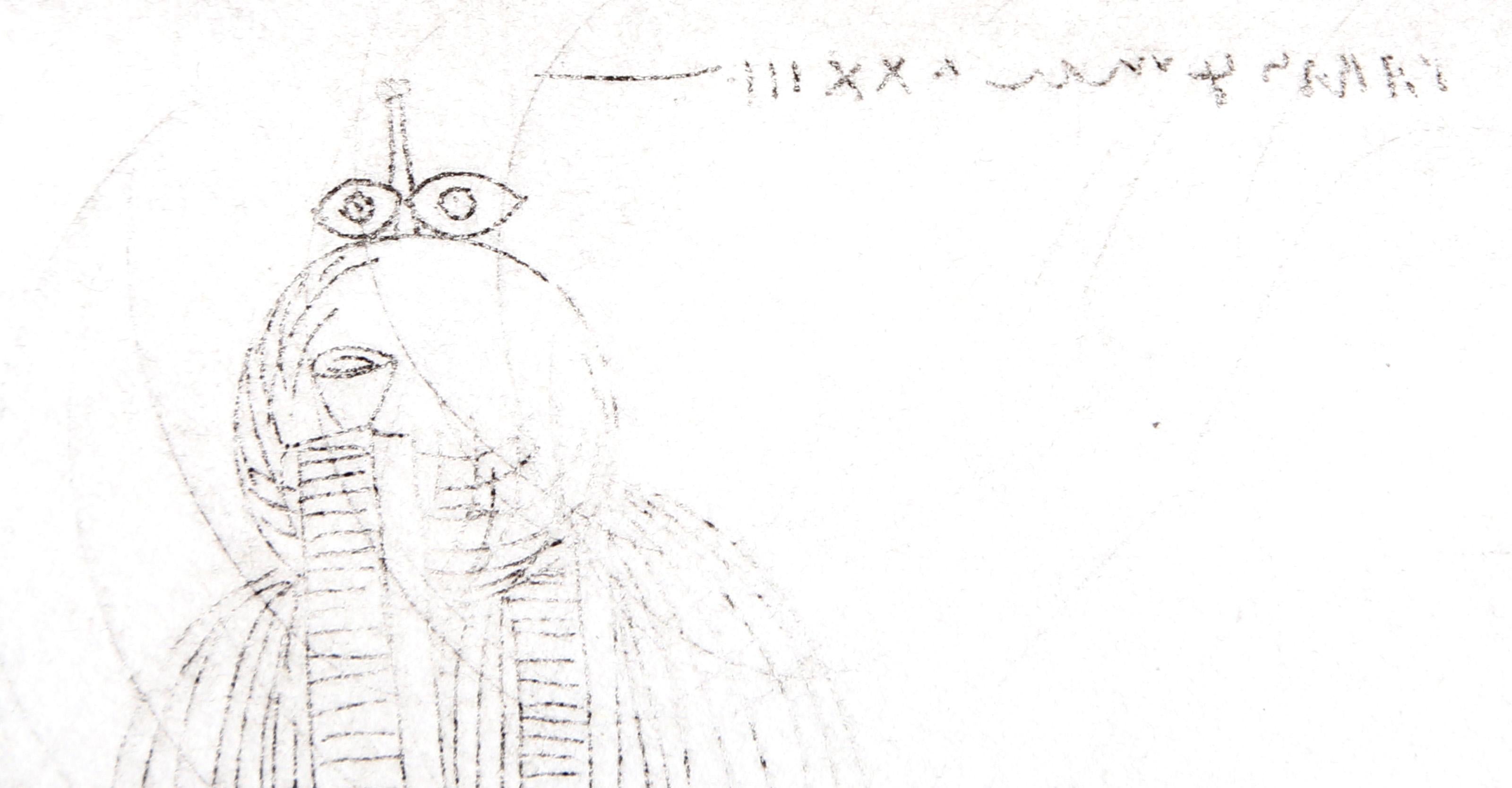 Modèl et sculpture surréaliste, Cubist Etching after Pablo Picasso For Sale 1