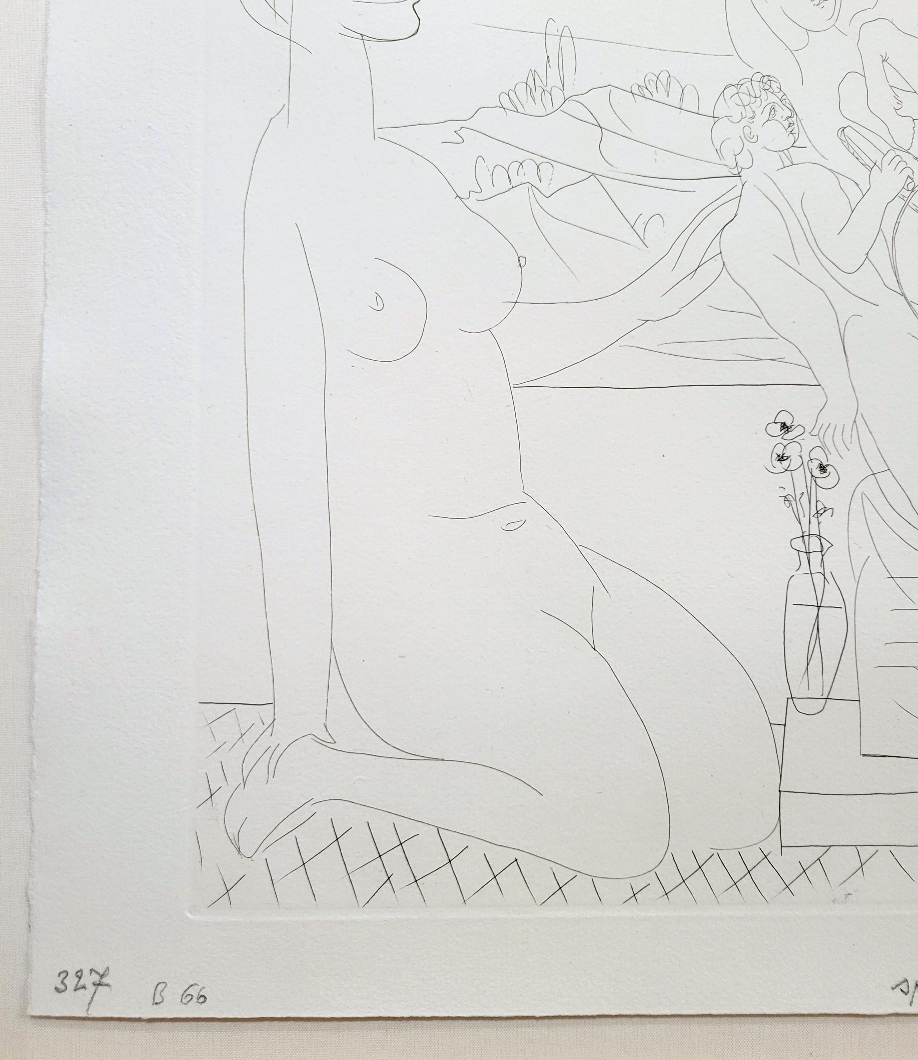Modèle Contemplant un Groupe Sculpté /// Picasso La Suite Vollard Marie-Thérèse For Sale 5