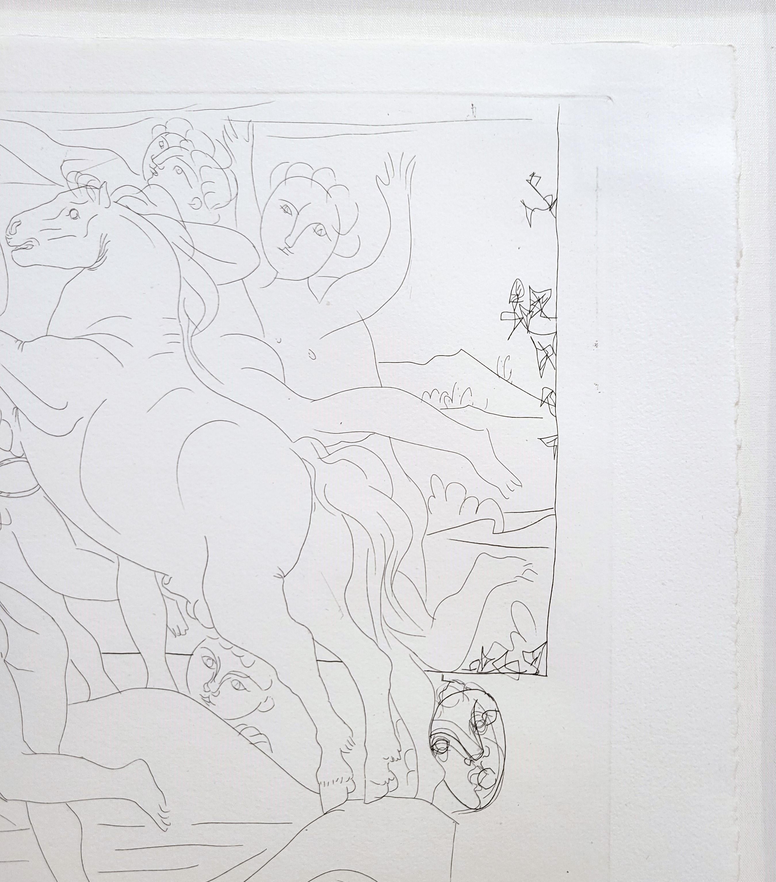 Modèle Contemplant un Groupe Sculpté /// Picasso La Suite Vollard Marie-Thérèse For Sale 7