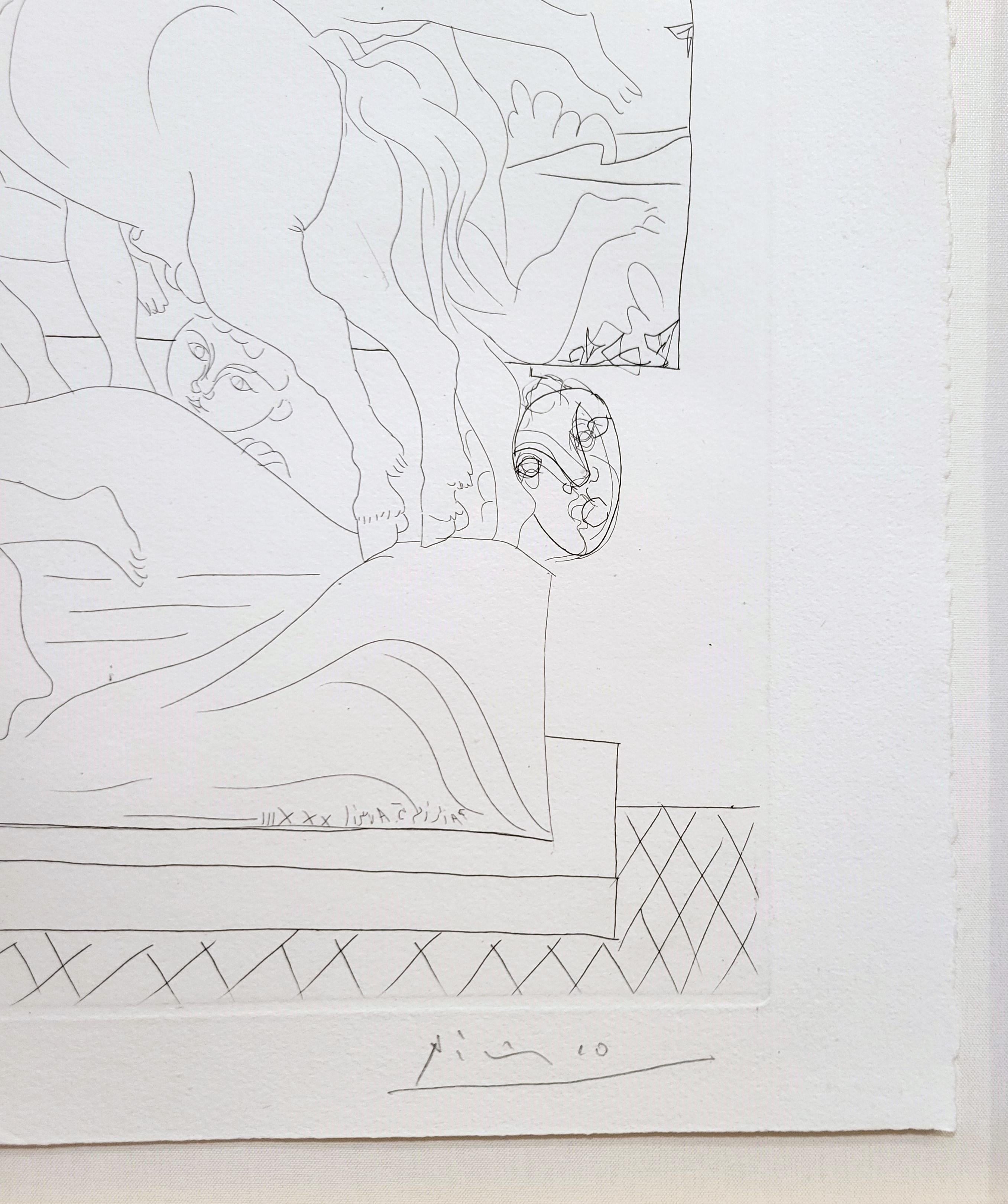 Modèle Contemplant un Groupe Sculpté /// Picasso La Suite Vollard Marie-Thérèse For Sale 8
