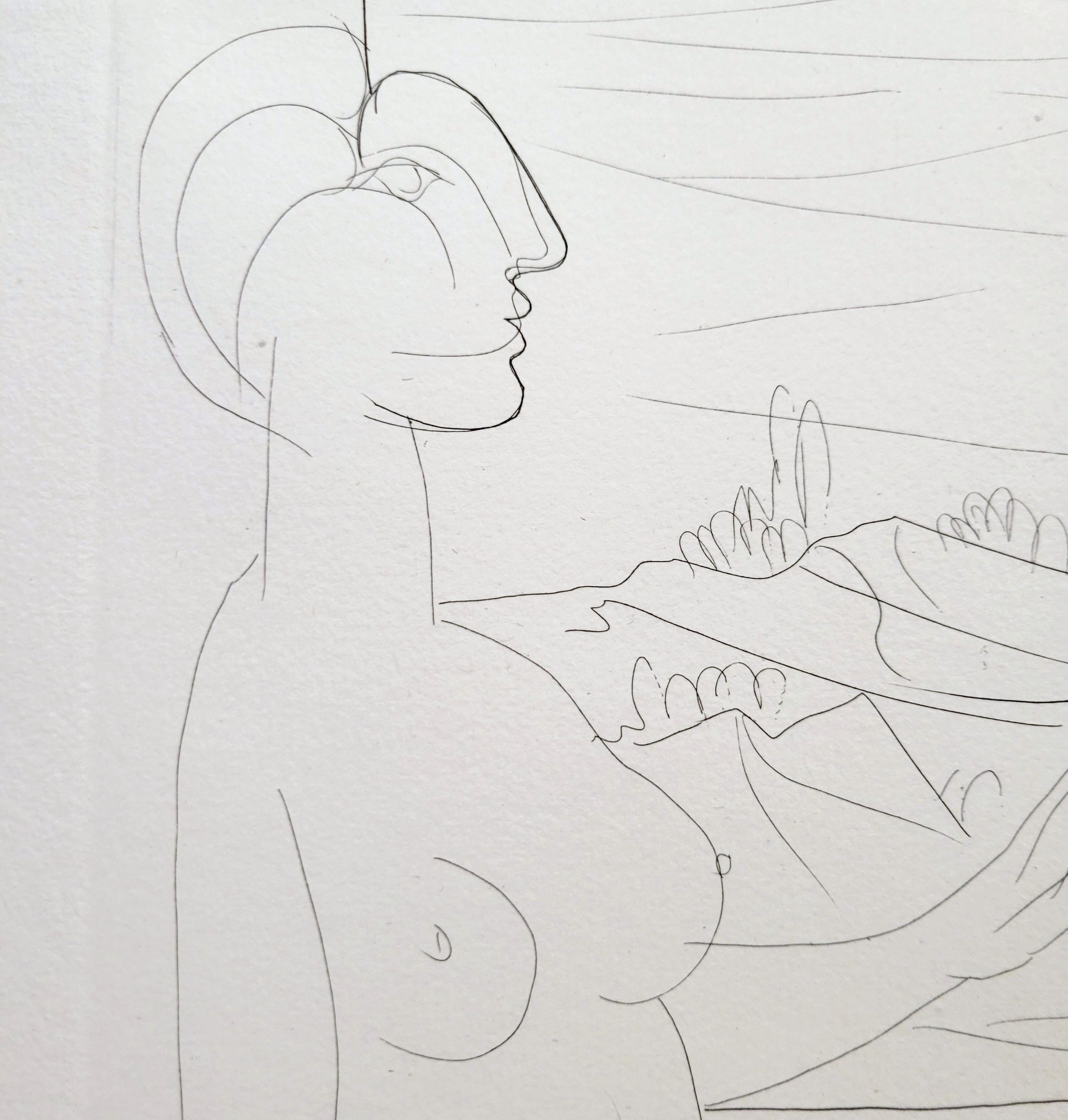 Modèle Contemplant un Groupe Sculpté /// Picasso La Suite Vollard Marie-Thérèse For Sale 10