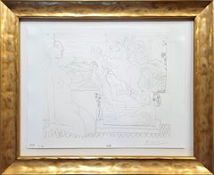 Modèle Contemplant un Groupe Sculpté /// Picasso La Suite Vollard Marie-Thérèse