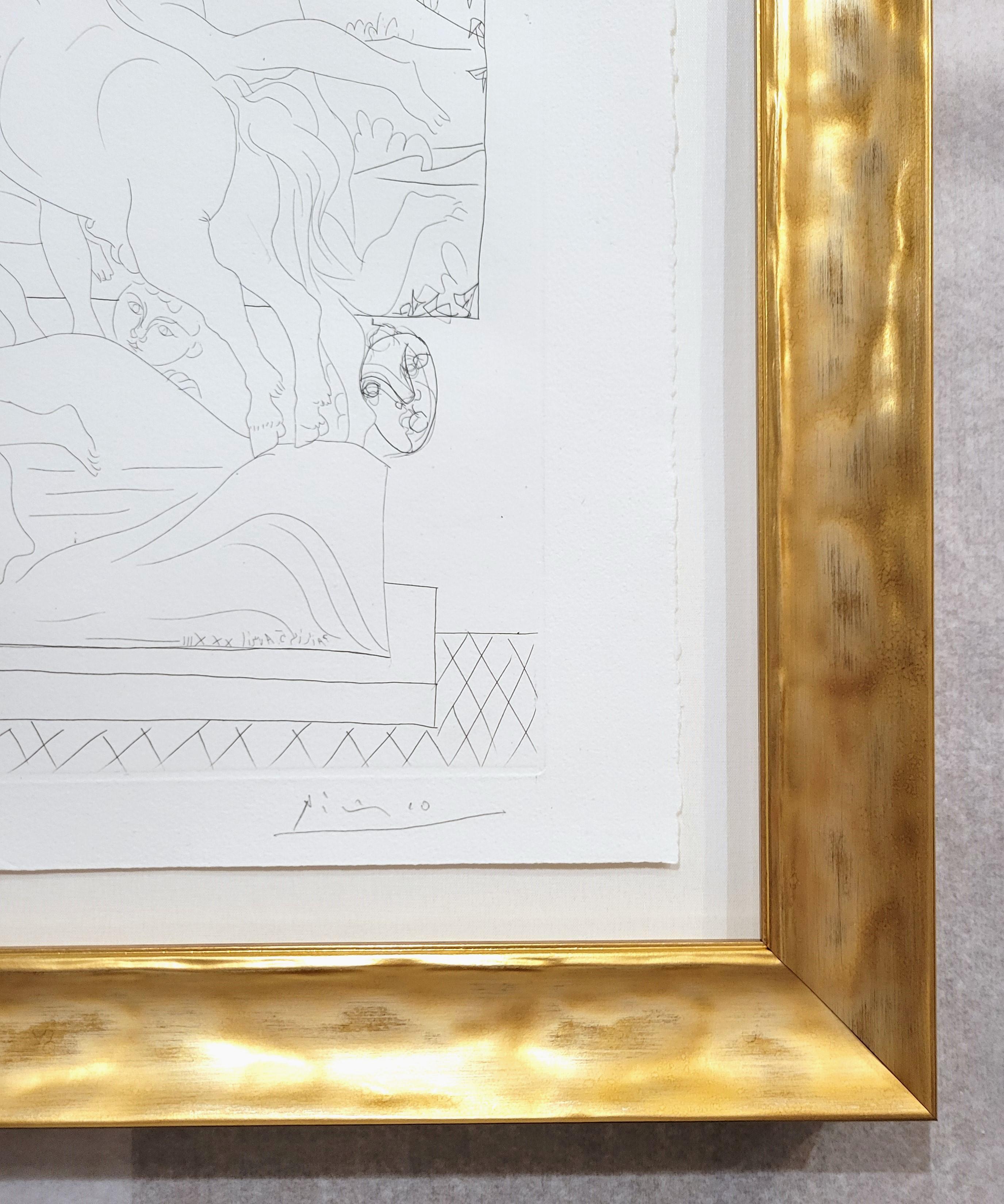 Modèle Contemplant un Groupe Sculpté /// Picasso La Suite Vollard Marie-Thérèse For Sale 2